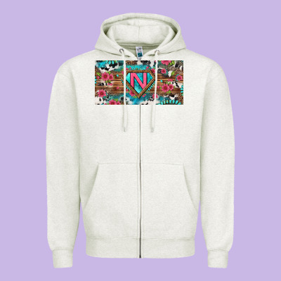 Super Nurse License Plate Zipper Hoodie Designed By Bundleandbundleshop