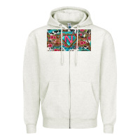 Oatmeal Heather super nurse license plate Zipper Hoodie - BundleAndBundleShop