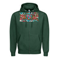 Sports Green super nurse license plate Zipper Hoodie - BundleAndBundleShop
