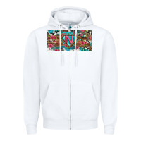 White super nurse license plate Zipper Hoodie - BundleAndBundleShop