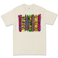 Bone mardi gras crawfish cake and mask with leopar and fleur de lis brushst Premium Tee - Artiststas