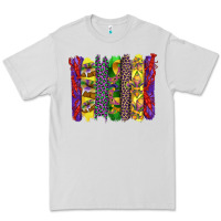 Dove Grey mardi gras crawfish cake and mask with leopar and fleur de lis brushst Premium Tee - Artiststas