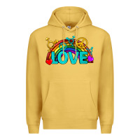 Antique Gold Western LGBTQ+ Love Rainbow Premium Hoodie - BundleAndBundleShop