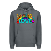 Rock Western LGBTQ+ Love Rainbow Premium Hoodie - BundleAndBundleShop