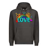 Smoke Western LGBTQ+ Love Rainbow Premium Hoodie - BundleAndBundleShop