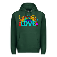 Sports Green Western LGBTQ+ Love Rainbow Premium Hoodie - BundleAndBundleShop