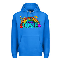 True Royal Western LGBTQ+ Love Rainbow Premium Hoodie - BundleAndBundleShop