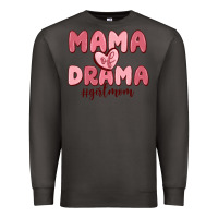 Smoke mama of drama girl mom Premium Sweatshirt - MaliasSmallBusiness