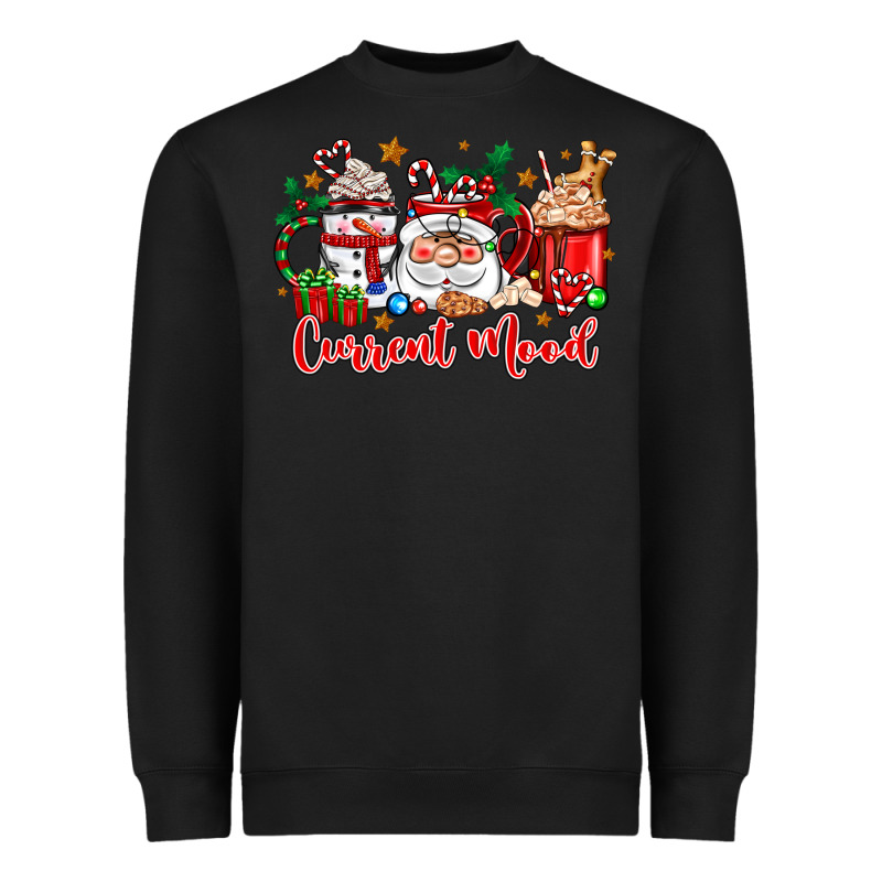 Current Mood Coffee Cups Heavyweight Sweatshirt by Zillion Design Studio | Teevron