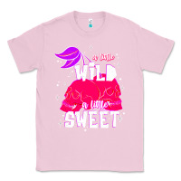 Bubblegum Pink a little wild a little sweet Classic Tee - JahusDesignShop