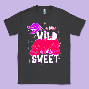 A Little Wild A Little Sweet Classic Tee Designed By Jahusdesignshop