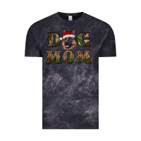 Cloud Black chriistmas dog mom with german shepherd Vintage Tee - RanaPortraitStore