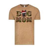Vintage Camel chriistmas dog mom with german shepherd Vintage Tee - RanaPortraitStore