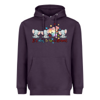Plum it's okay to be different Heavyweight Hoodie - MaliasSmallBusiness