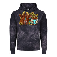 Cloud Black sunflower coffee cup red angus gemstone Vintage Hoodie - JahusDesignShop