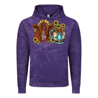 Cloud Purple sunflower coffee cup red angus gemstone Vintage Hoodie - JahusDesignShop