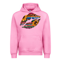 Fuchsia Pink Aztec Sunflower Lips Urban Hoodie - Bettercallsaul