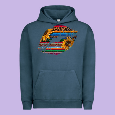 Aztec Sunflower Lips Urban Hoodie Designed By Bettercallsaul