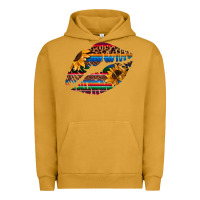 Pigment Peanut Butter Aztec Sunflower Lips Urban Hoodie - Bettercallsaul