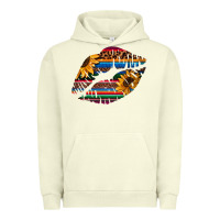 Pigment Pistachio Aztec Sunflower Lips Urban Hoodie - Bettercallsaul