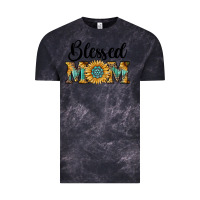 Cloud Black blessed mom Vintage Tee - RanaPortraitStore