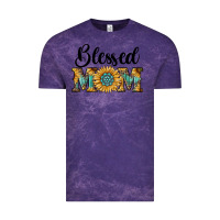 Cloud Purple blessed mom Vintage Tee - RanaPortraitStore