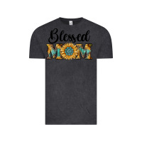 Vintage Black blessed mom Vintage Tee - RanaPortraitStore