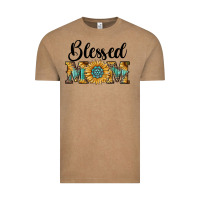 Vintage Coffee blessed mom Vintage Tee - RanaPortraitStore