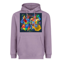 Lavender autism awareness Heavyweight Hoodie - MaliasSmallBusiness