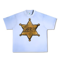 Grape Ice sheriff star Urban Heavy Tee - BarkalooDesign