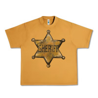 Peanut Butter sheriff star Urban Heavy Tee - BarkalooDesign