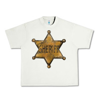 Pistachio sheriff star Urban Heavy Tee - BarkalooDesign