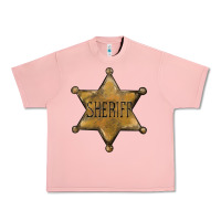 Salmon sheriff star Urban Heavy Tee - BarkalooDesign