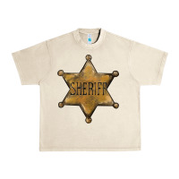 Sandshell sheriff star Urban Heavy Tee - BarkalooDesign