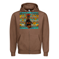 Chestnut doberman with western background Zipper Hoodie - Artiststas