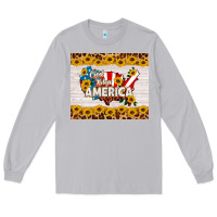 Moon Dust god bless america Long Sleeve Tee - HRA Design Shop