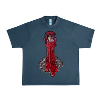 Midnight Navy gobble head Urban Heavy Tee - RanaPortraitStore