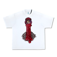 White gobble head Urban Heavy Tee - RanaPortraitStore
