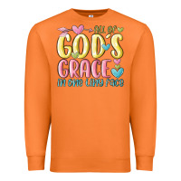 Carrot all of god's grace in one tiny face Premium Sweatshirt - MaliasSmallBusiness