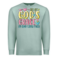 Seafoam all of god's grace in one tiny face Premium Sweatshirt - MaliasSmallBusiness