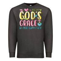 Smoke all of god's grace in one tiny face Premium Sweatshirt - MaliasSmallBusiness
