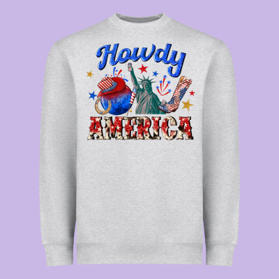 Heavyweight Sweatshirt howdy america western