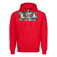 Red nurse squad license plate Zipper Hoodie - BundleAndBundleShop