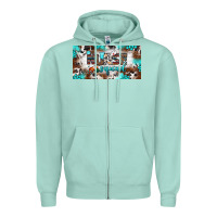 Seafoam nurse squad license plate Zipper Hoodie - BundleAndBundleShop