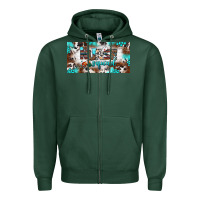 Sports Green nurse squad license plate Zipper Hoodie - BundleAndBundleShop