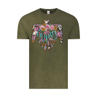 Vintage Olive gypsy soul thunderbird Vintage Tee - BarkalooDesign