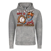 Cloud Rock diamonds are a girls best friend baseball Vintage Hoodie - texasbilliewilder