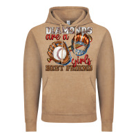 Vintage Coffee diamonds are a girls best friend baseball Vintage Hoodie - texasbilliewilder