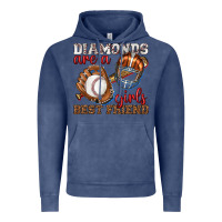 Vintage Denim diamonds are a girls best friend baseball Vintage Hoodie - texasbilliewilder