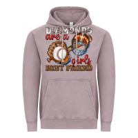 Vintage Zinc diamonds are a girls best friend baseball Vintage Hoodie - texasbilliewilder
